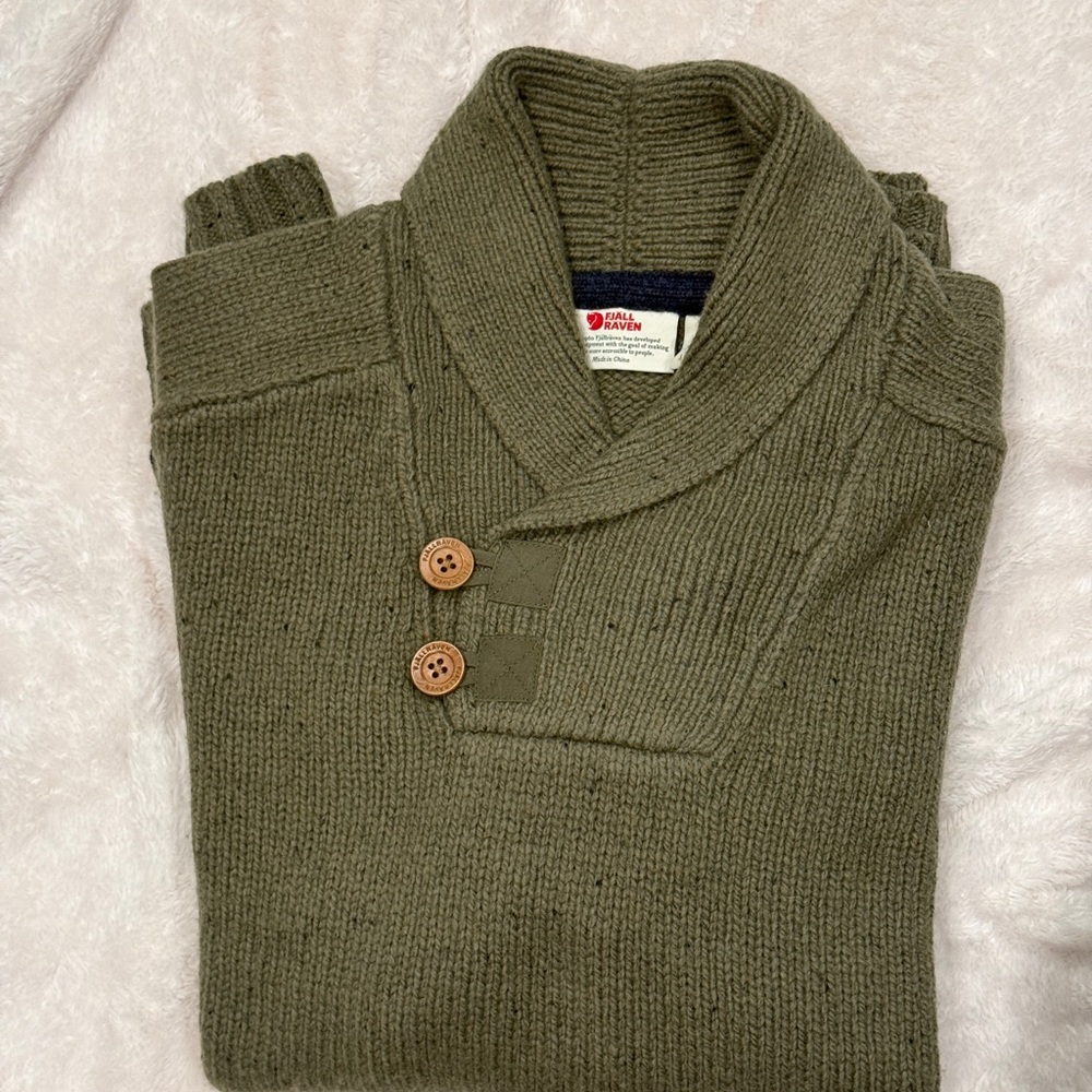 Fjallraven Olive Turtleneck Sweater